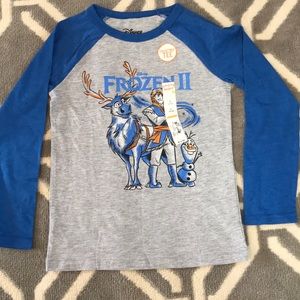 Boys Frozen 2 long sleeved shirt